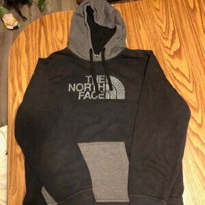 Men's North Face Black & Gray Hoodie